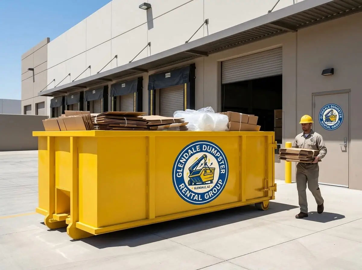 Roll-off dumpster delivered in Tolleson, AZ